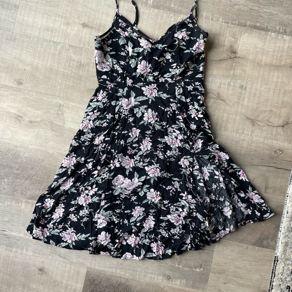 Lulus Floral Spaghetti Strap Dress